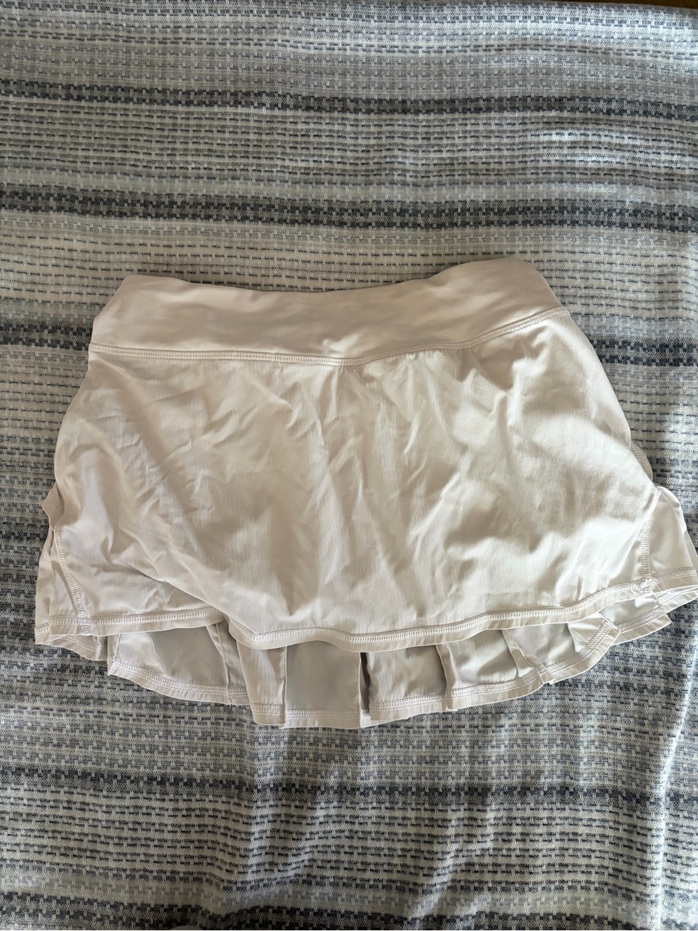 White Athletic Lululemon Skirt